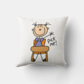 Coussin Fille à l'école (Verso)