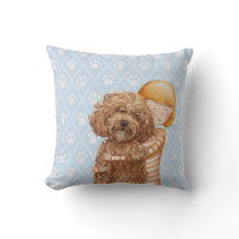 Fille avec des peintures de chien/amour de