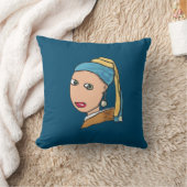 Coussin Fille Avec Une Perle À Porter (Couverture)