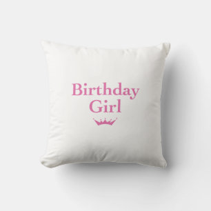 Coussin Fille d'anniversaire