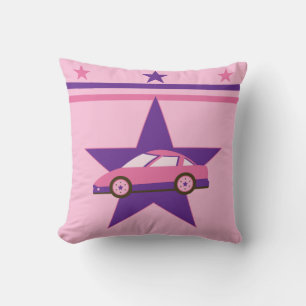 Coussin Fille de course violet Design Jeu d'oreillers