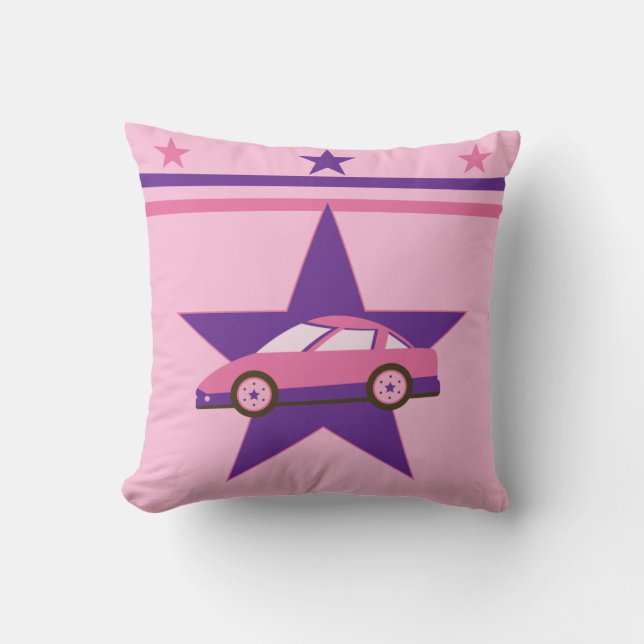 Coussin Fille de course violet Design Jeu d'oreillers (Recto)