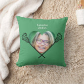 Coussin Fille de photo de crosse (Couverture)