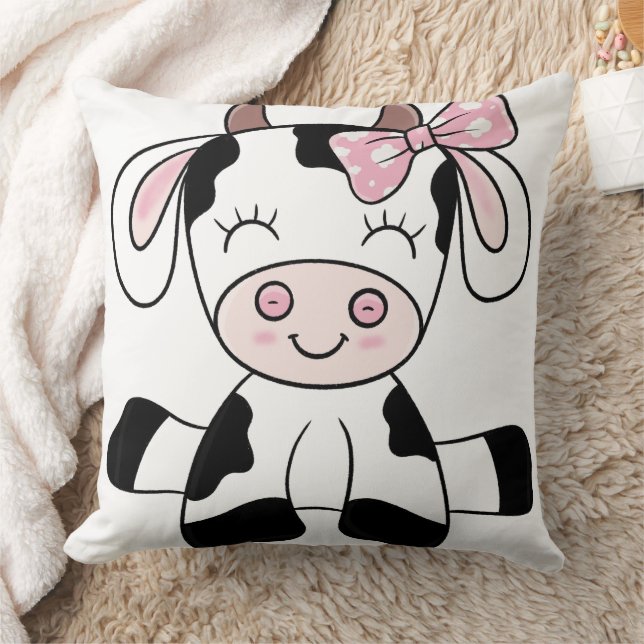 Coussin Fille de vache 20x20 (Couverture)