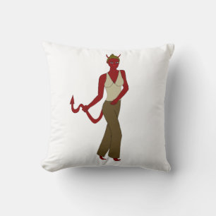 Coussin fille diable