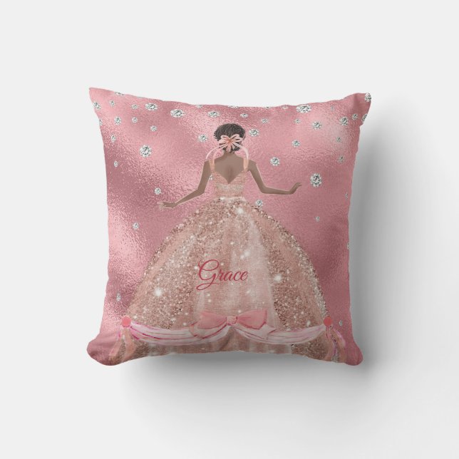 Coussin Fille Élégante Du Roi (Recto)