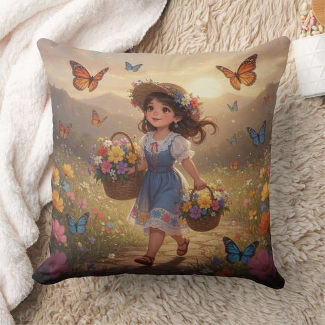 Coussin Fille fantaisiste  (Couverture)