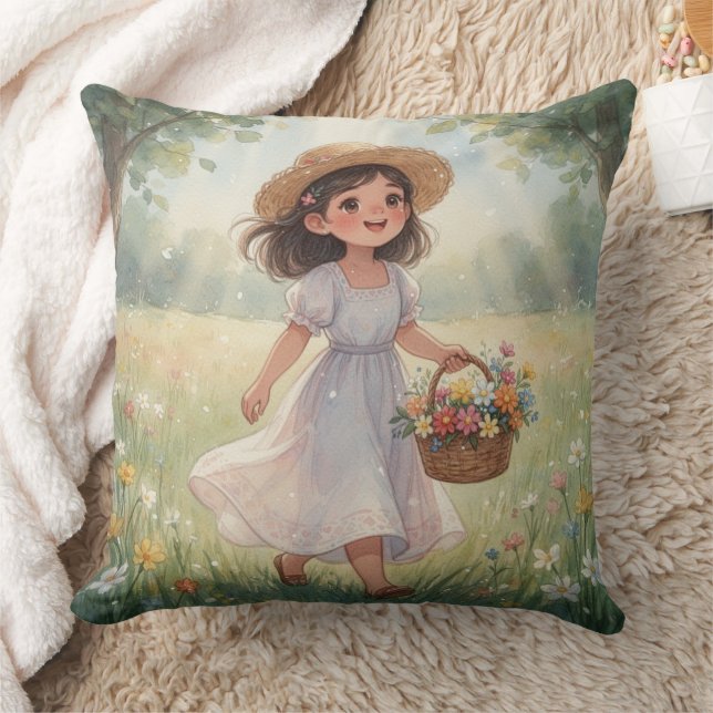 Coussin Fille fantaisiste  (Couverture)