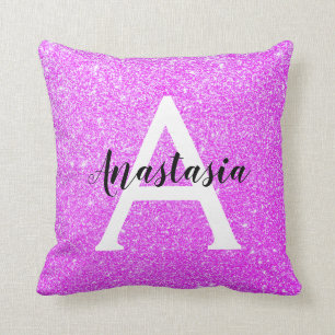 Coussin Fille Glam Purple Parties scintillant Étincelles N