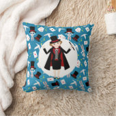 Coussin Fille magicien Spectacle Anniversaire (Couverture)