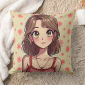 Coussin fille mignonne (Couverture)
