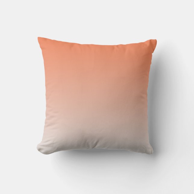 Coussin Fille moderne orange Ombre (Recto)