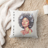 Fille Noire Papillon Minimaliste Pastel Personnali