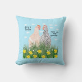 Coussin Fille parler (Recto)