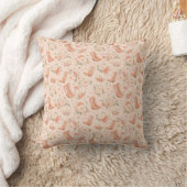 Coussin Fille Peach Western Coquette Shabby Chic (Couverture)