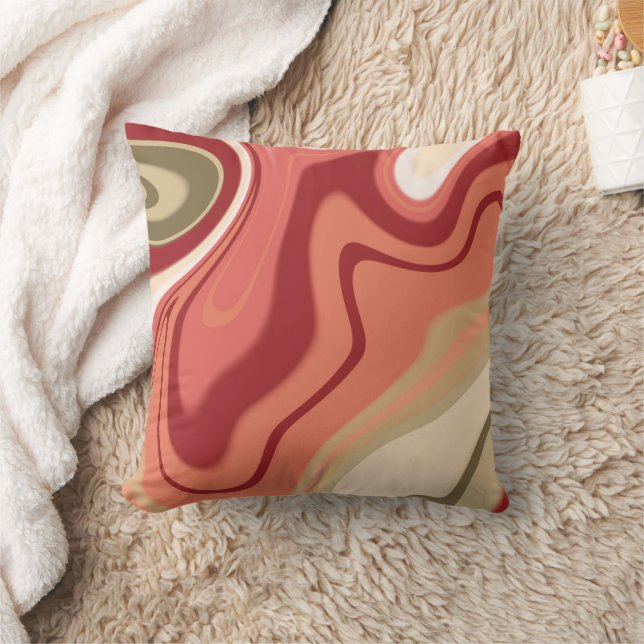 Coussin Fille personnalisée moderne rose arc-en-ciel (Couverture)