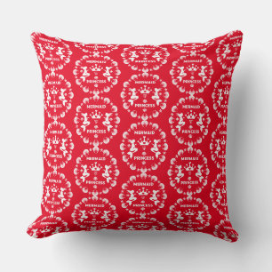 Coussin Fille Sirène Princesse