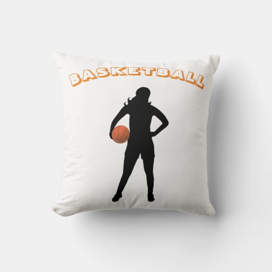 Coussin Filles Basketball Custom Jeu d'oreiller (Recto)