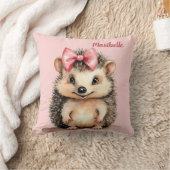 Coussin Filles de hérisson personnalisées (Couverture)