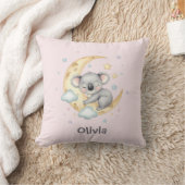 Coussin Filles de koala mignonnes et rêveuses (Couverture)