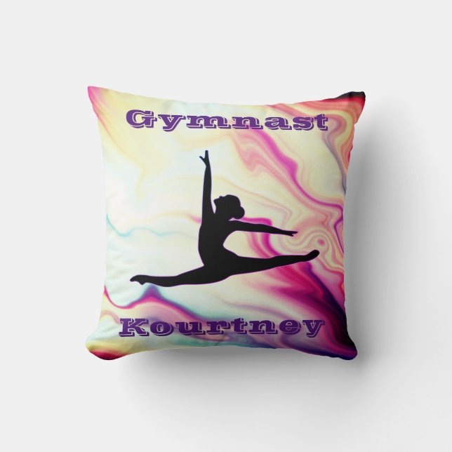Coussin Filles Gymnaste Floor Bars de coffre-fort de poutr (Recto)