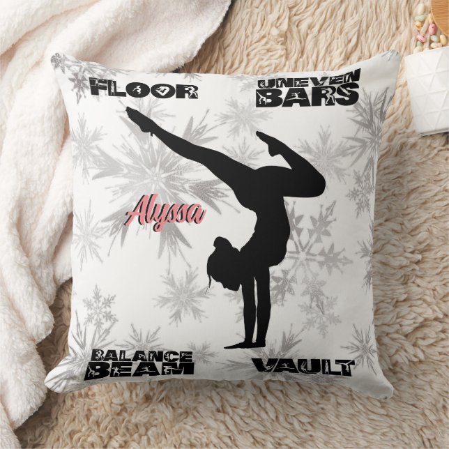 Coussin Filles Gymnastique Sol, Bars, Poutres, Coffre hive (Couverture)