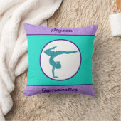 Coussin Filles Gymnastique violet / Turquoise Jeu d'oreill (Couverture)