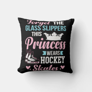 Coussin Filles Hockey Sur Glace Cette Princesse Porte Des 