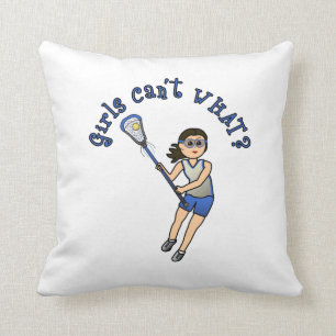 Coussin Filles Lacrosse Bleu