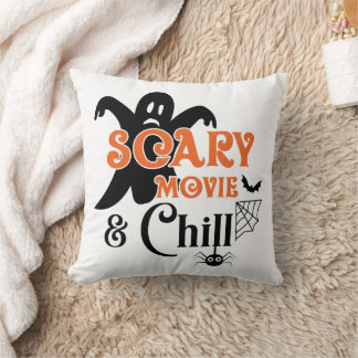 Coussin Film effrayant et froid Halloween