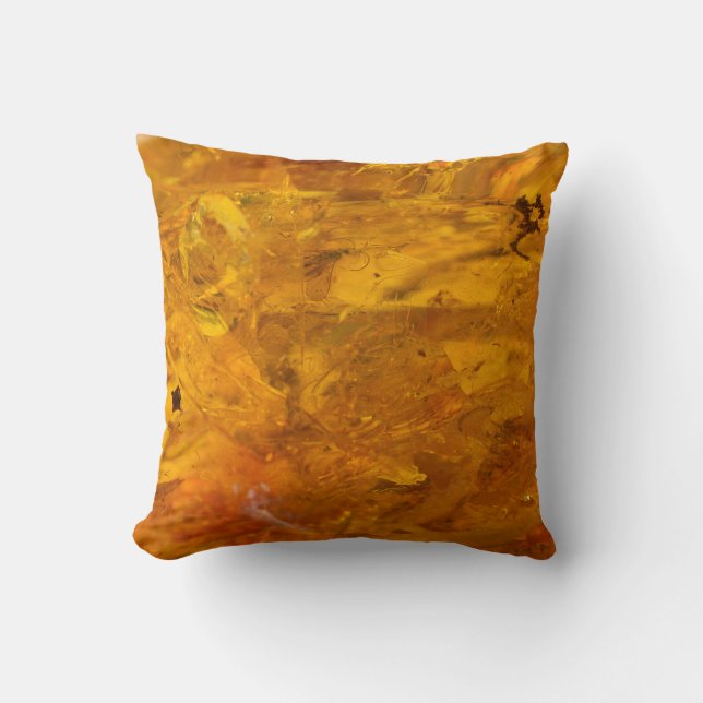 Coussin Fin ambre de pierre (Recto)