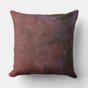 Coussin Finition fausse violet brossé