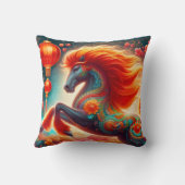 Coussin Fire Horse (Verso)