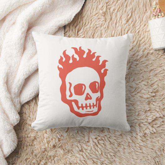 Coussin Fire Skull (Couverture)