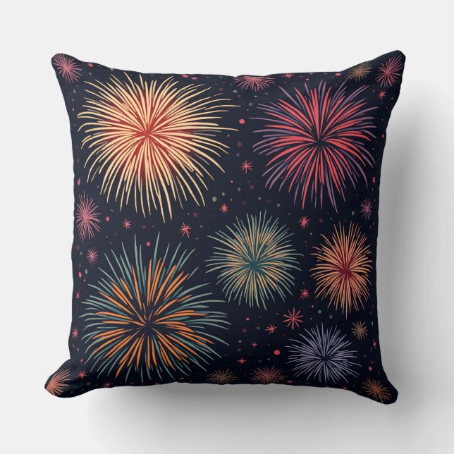 Coussin Fireworks (Recto)