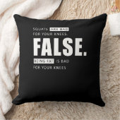 Coussin Fitness entraînement Squats Jour de la Jambe Motiv (Couverture)