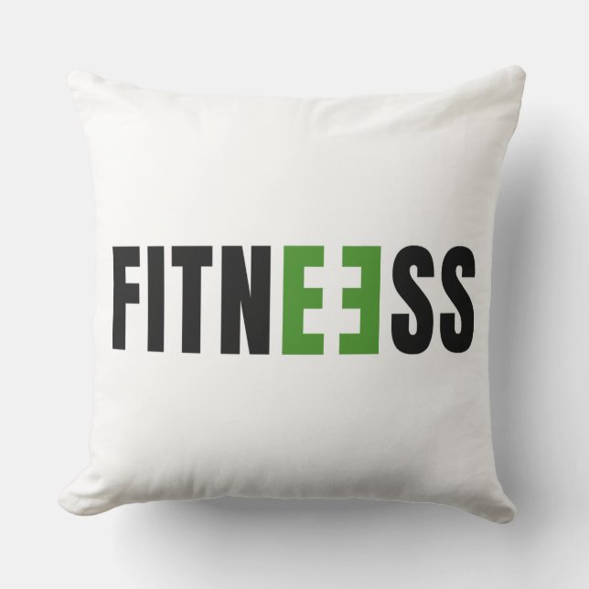 Coussin Fitness - Force - Gymnase - Exercice - Yoga (Recto)