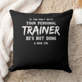 Coussin Fitness Personal Trainer Gym Motivation (Couverture)