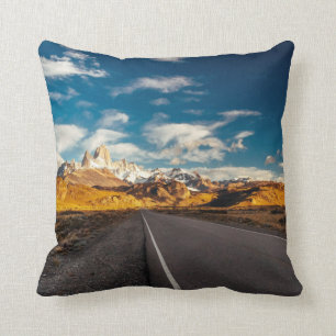 Coussin Fitz Roy dans la lumière de matin