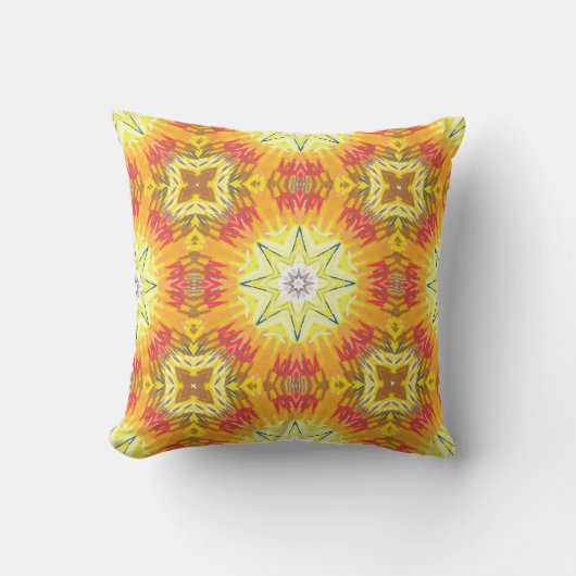 Coussin Fixation du sort géométrique étoile (Recto)