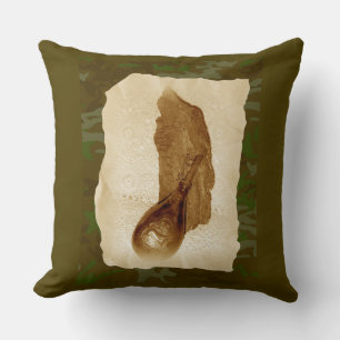 Coussin Flacon en poudre en cuir antique