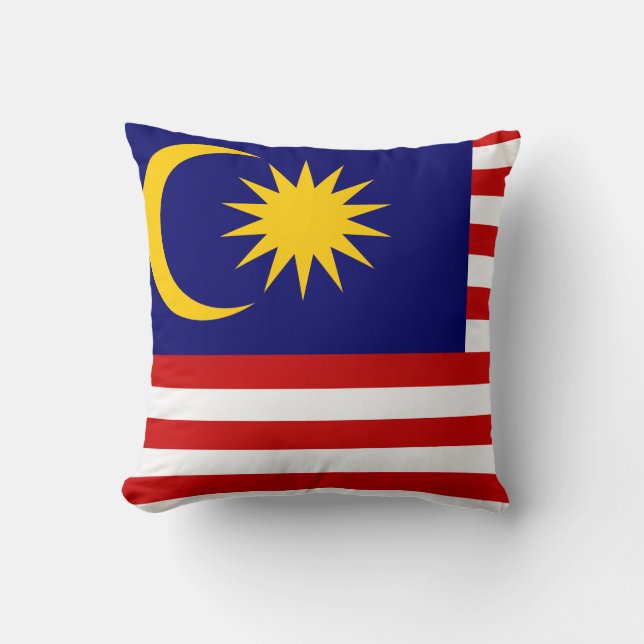 Coussin Flag malaisien (Recto)