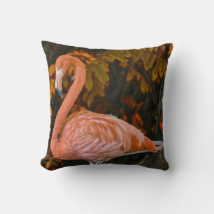 Coussin Flamant rose