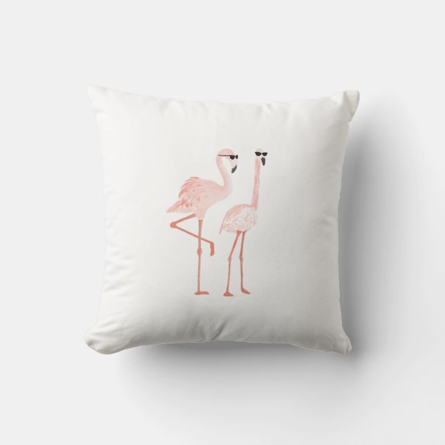 Coussin Flamant rose (Recto)