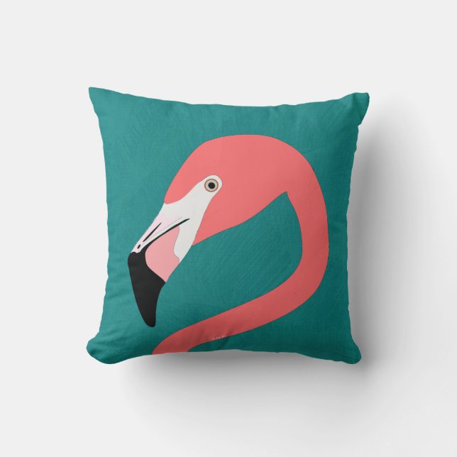 Coussin Flamant rose (Recto)