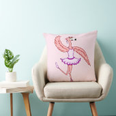 Coussin Flamant rose Ballerina (Chaise)