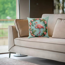 Flamant rose d'équilibre de grâce tropicale