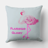 Coussin Flamant rose gloire (Verso)
