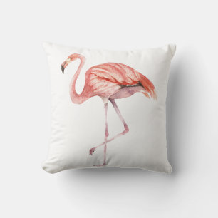 Coussin Flamant rose rose