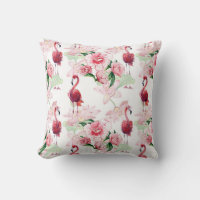 Flamant rose rose : Élégance Motif sans couture